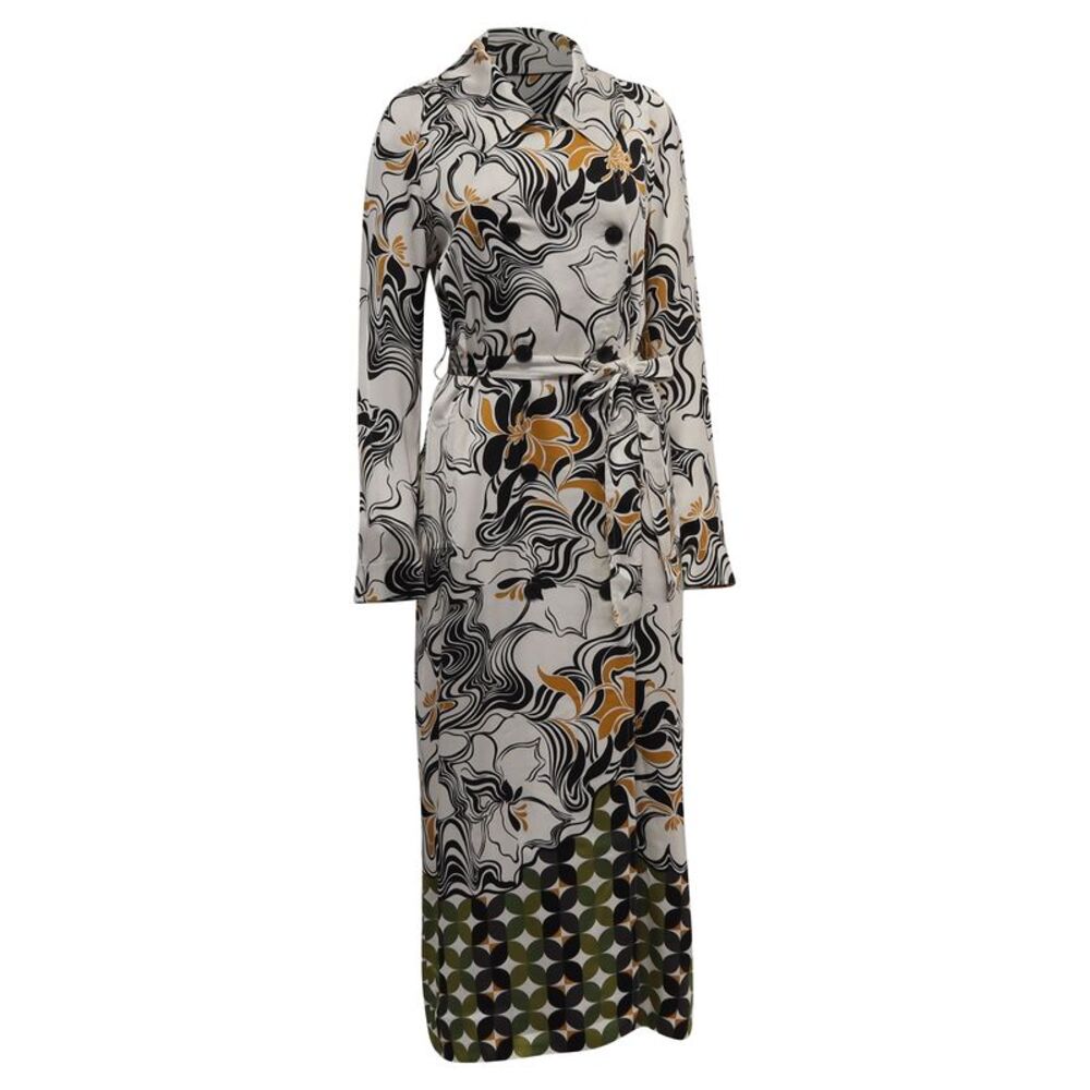 Dries Van Noten Multicolor Trench Coat